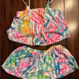Lilly Pulitzer Matching tank and shorts set